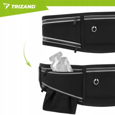 Trizand 27409 Ledvinka na běhání 75 - 110 cm, černá