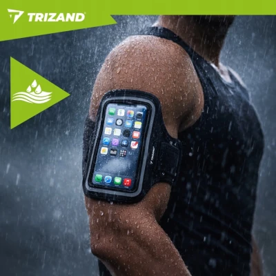 Trizand 27584 Sportovní pouzdro na ruku 19 x 47,5 cm, černé