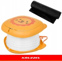 Kruzzel 27607 Dětský skládací nočník, přenosný, lev