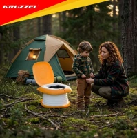 Kruzzel 27607 Dětský skládací nočník, přenosný, lev