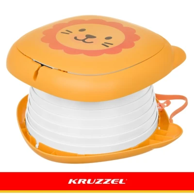 Kruzzel 27607 Dětský skládací nočník, přenosný, lev