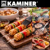Kaminer 27182 Sada grilovacích nástrojů v pouzdře 5 ks