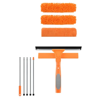Ruhhy 27685 Teleskopická stierka na okná 180 cm, 3 v 1, oranžová