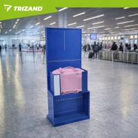 Trizand 27658 Cestovní batoh do letadla 20 l, 40 x 25 x 20 cm, růžový