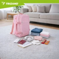 Trizand 27658 Cestovní batoh do letadla 20 l, 40 x 25 x 20 cm, růžový
