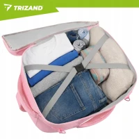 Trizand 27658 Cestovní batoh do letadla 20 l, 40 x 25 x 20 cm, růžový