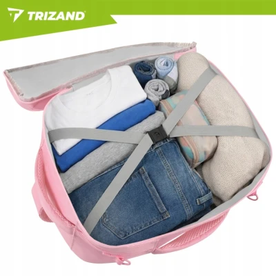 Trizand 27658 Cestovní batoh do letadla 20 l, 40 x 25 x 20 cm, růžový