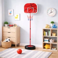 Trizand 27447 Nastavitelný basketbalový koš 109 - 170 cm s míčem a pumpičkou