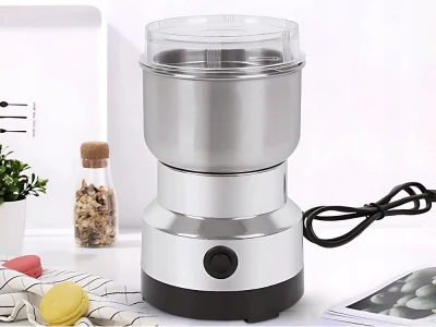 Verk 07390 Elektrický mlýnek na kávu 150 W, 100 ml, stříbrný