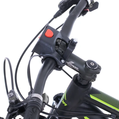 KIK KX5068 Přední kovový košík na kolo, na řídítka Click, černý