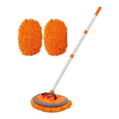 Verk 10189 Mop na mytí auta s teleskopickou rukojetí 81 - 117 cm, 2 ks návleků