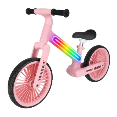 Trike Fix KX2867 Odrazová kolobežka Glow LED - ružová