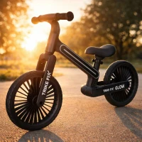 Trike Fix KX2867 Odrážedlo Glow LED - černé