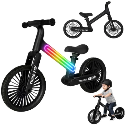 Trike Fix KX2867 Odrážedlo Glow LED - černé
