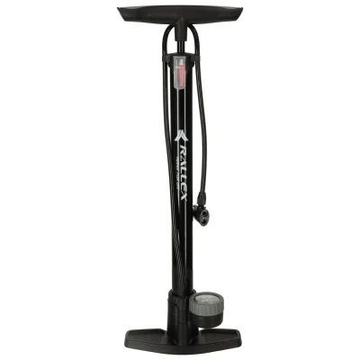 KIK KX3946 Stojanová nožná pumpa na bicykel s manometrom 11 bar