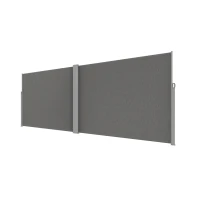 Luaro KX2865 Bočná terasová markíza v kazete 180 x 620 cm, sivá
