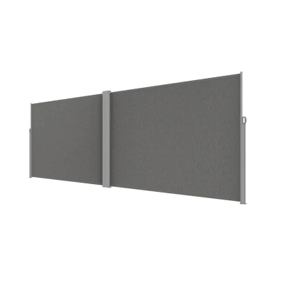 Luaro KX2865 Bočná terasová markíza v kazete 180 x 620 cm, sivá
