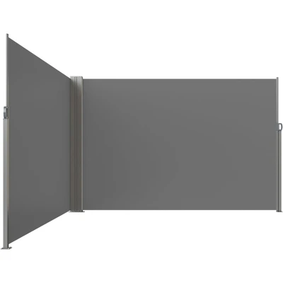 Luaro KX2865 Bočná terasová markíza v kazete 180 x 620 cm, sivá