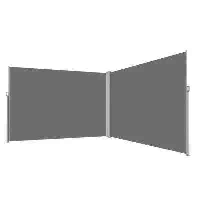 Luaro KX2865 Bočná terasová markíza v kazete 180 x 620 cm, sivá