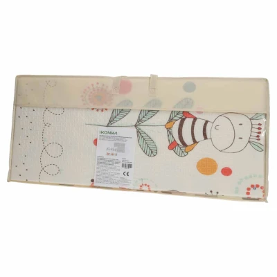 KIK KX2818 Penová obojstranná skladacie podložka na hranie 180×200 cm, zvieratká