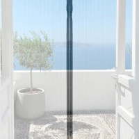 Luaro KX3206 Magnetická síť proti hmyzu na dveře 160 x 230 cm, černá