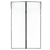 Luaro KX3206 Magnetická síť proti hmyzu na dveře 160 x 230 cm, černá