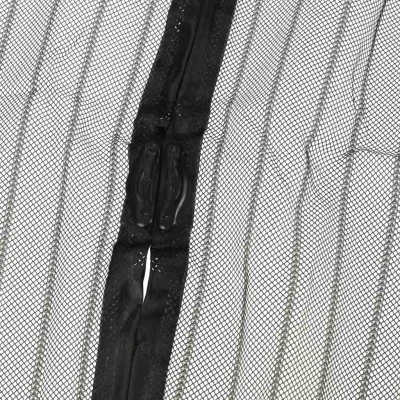 Luaro KX3206 Magnetická síť proti hmyzu na dveře 160 x 230 cm, černá