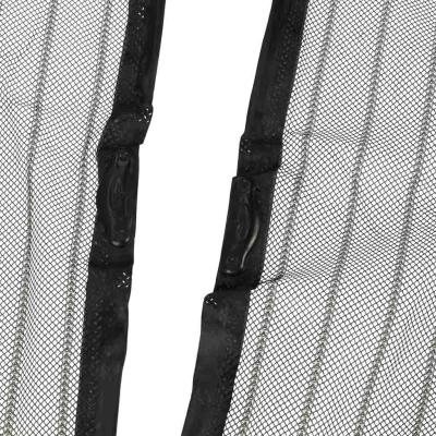 Luaro KX3206 Magnetická síť proti hmyzu na dveře 160 x 230 cm, černá
