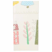 KIK KX2817 Penová hracia podložka, obojstranná, skladateľná, 150 × 200 cm, medvedíky a stromy