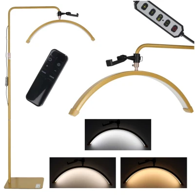 KIK KX2976 Kozmetická LED lampa na predlžovanie rias, 36 W, zlatá
