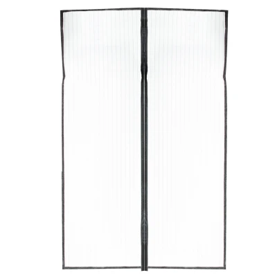 Luaro KX3206 Magnetická síť proti hmyzu na dveře 100 x 210 cm, černá