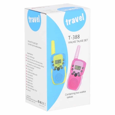 KIK KX2927 Vysílačky pro děti, 3 km - sada 2 ks