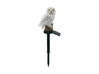 Verk 12390 Zahradní solární lampa sova IP65, 43 cm, teplá bílá
