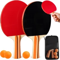 Verk 14709 Set na stolní tenis 2 rakety + 3 míčky v pouzdře 