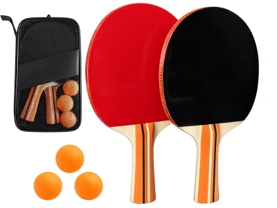 Verk 14709 Set na stolní tenis 2 rakety + 3 míčky v pouzdře 