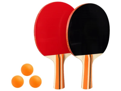 Verk 14709 Set na stolní tenis 2 rakety + 3 míčky v pouzdře 