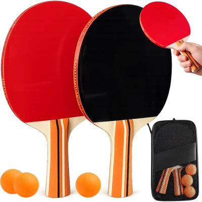 Verk 14709 Set na stolní tenis 2 rakety + 3 míčky v pouzdře 