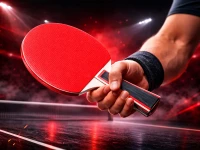 Verk 14710 Set na stolní tenis 2 rakety + 3 míčky v pouzdře