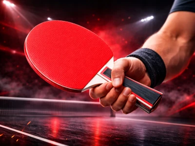 Verk 14710 Set na stolní tenis 2 rakety + 3 míčky v pouzdře