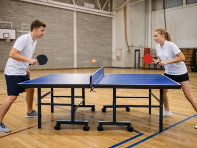 Verk 14710 Set na stolní tenis 2 rakety + 3 míčky v pouzdře
