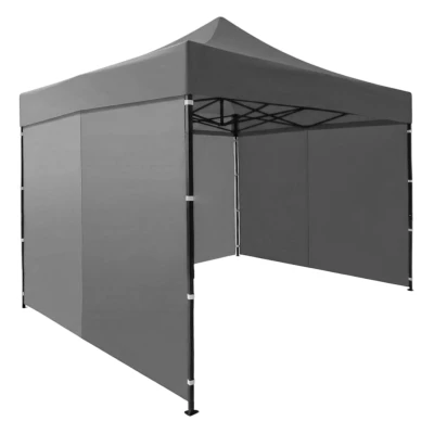 MultiGarden PAW-FGA-3X3-4 Zahradní samorozkládací párty stan 3 x 3 m, šedý