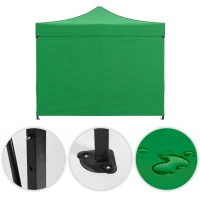 MultiGarden PAW-FGA-3X3-9 Záhradný samorozkladací párty stan 3 x 3 m, zelený 