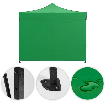 MultiGarden PAW-FGA-3X3-9 Záhradný samorozkladací párty stan 3 x 3 m, zelený 