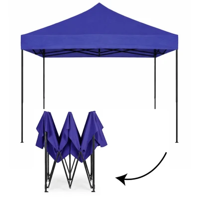 MultiGarden PAW-FGA-3X3-8 Zahradní samorozkládací párty stan 3 x 3 m, modrý