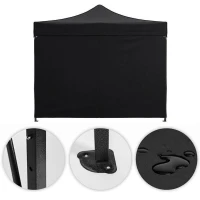 MultiGarden PAW-FGA-3X3-1 Zahradní samorozkládací párty stan 3 x 3 m, černý
