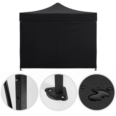 MultiGarden PAW-FGA-3X3-1 Zahradní samorozkládací párty stan 3 x 3 m, černý