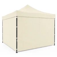 MultiGarden PAW-FGA-3X3-3 Záhradný samorozkladací párty stan 3 x 3 m, béžový