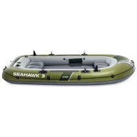 Intex 66333 Nafukovací člun pro 3 osoby s pumpou a pádly, Seahawk 3, zelený