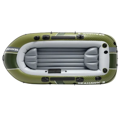 Intex 66333 Nafukovací člun pro 3 osoby s pumpou a pádly, Seahawk 3, zelený