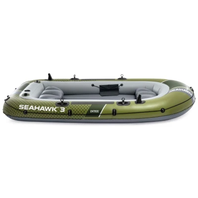 Intex 66333 Nafukovací člun pro 3 osoby s pumpou a pádly, Seahawk 3, zelený